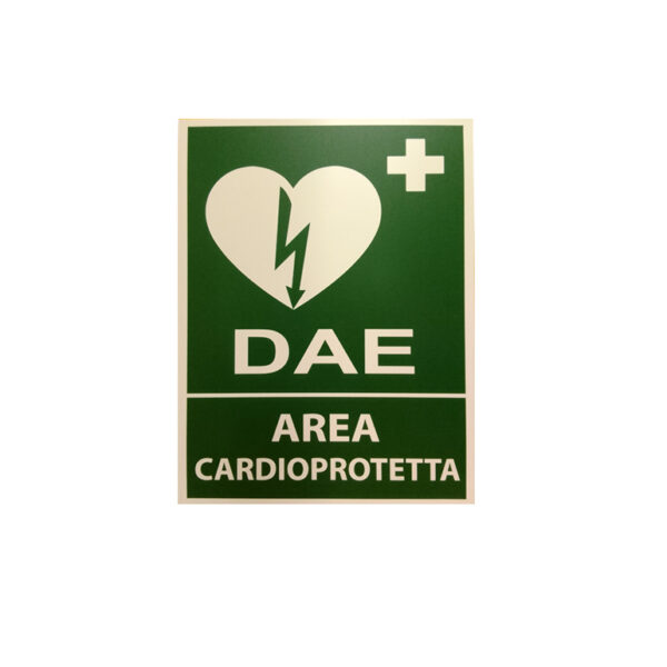 Cartello area cardioprotetta